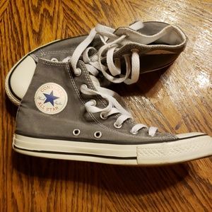 Converse gray hightops